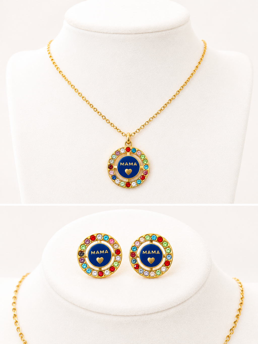 Timeless Mama Set | Necklace & Earrings