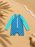 Bali Blue Boys Swim Rash Guard☀️