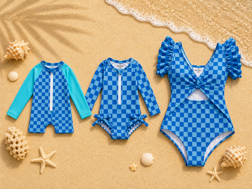 Bali Blue Girls Swimsuit☀️