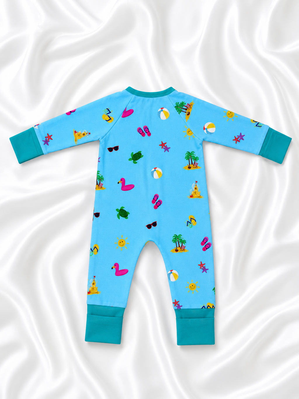 Beach Day Dreams Bamboo Zipper Pajama🌞