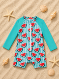 Boys Rash Guard Swimsuit | Melon Kiss ☀️