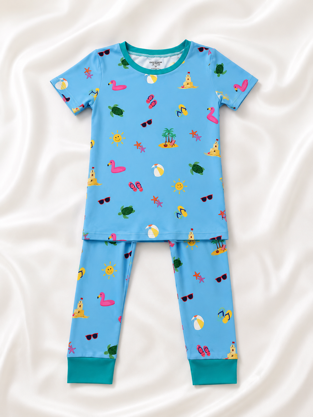 Beach Day Dreams Kids Bamboo Pajama Set☀️