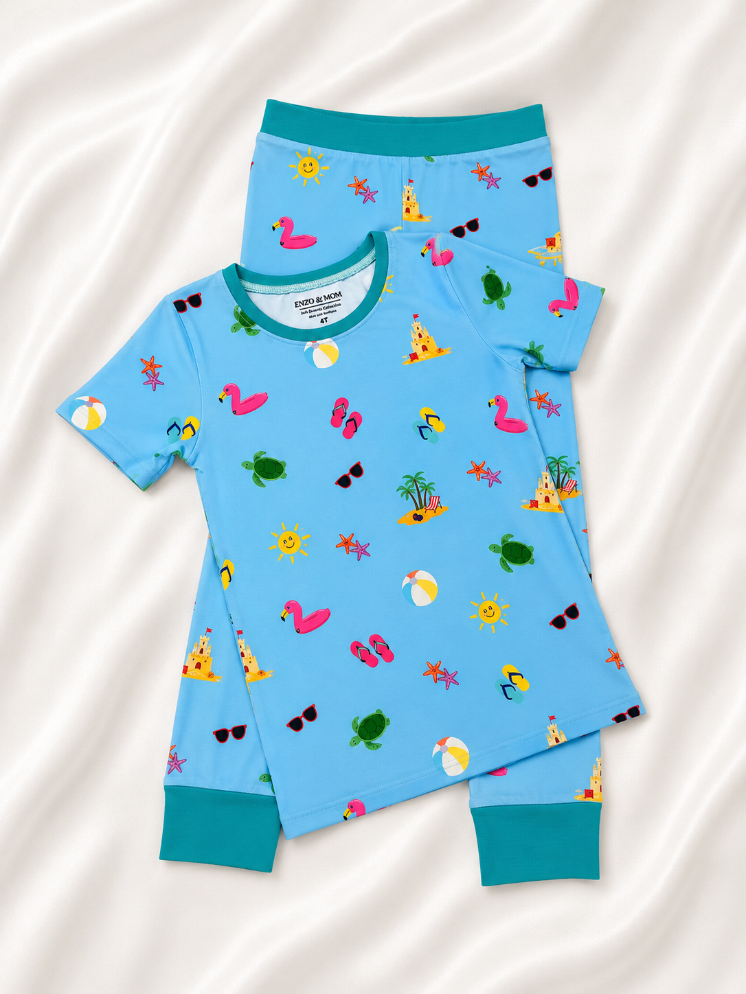 Beach Day Dreams Kids Bamboo Pajama Set☀️