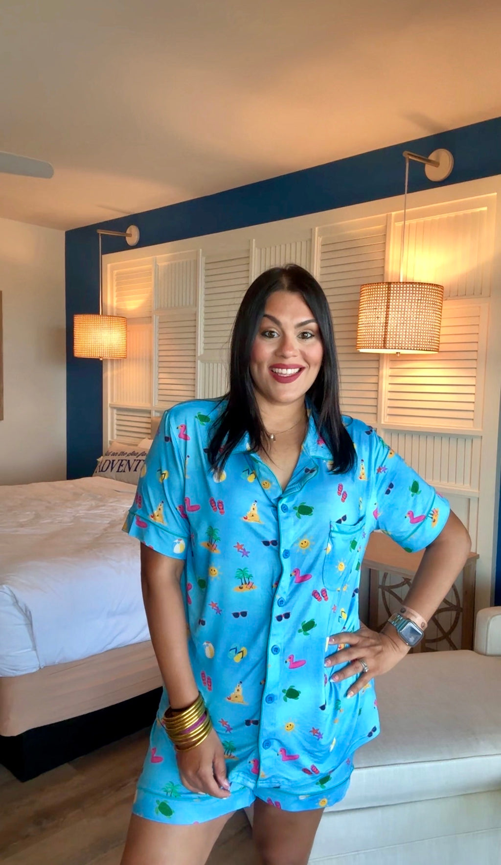 Beach Day Dreams Women's Bamboo Pajama Set☀️