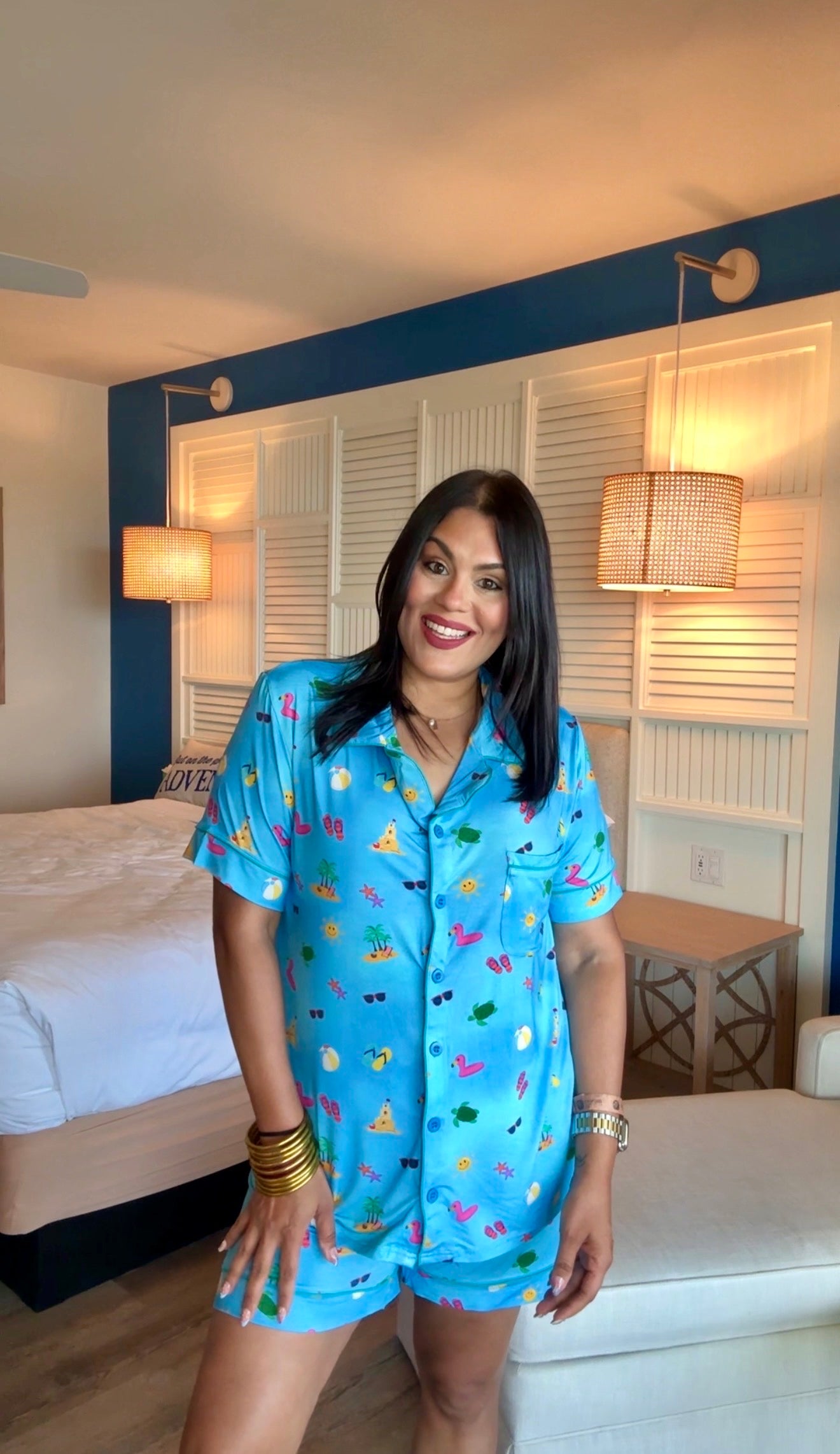 Beach Day Dreams Women's Bamboo Pajama Set☀️