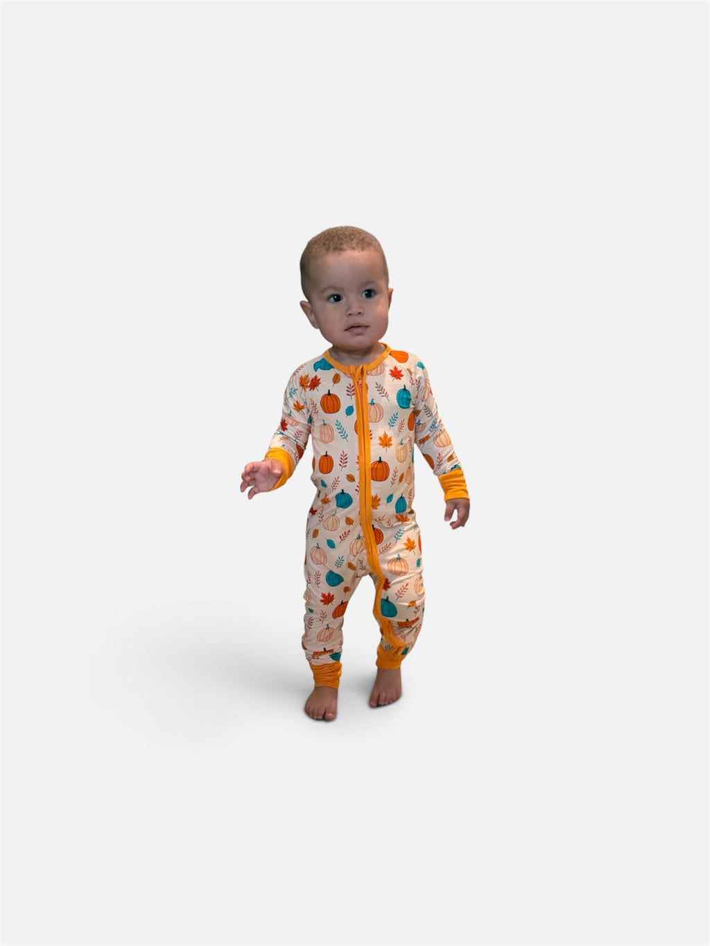Pumpkin Dreams Bamboo Zippy – Baby