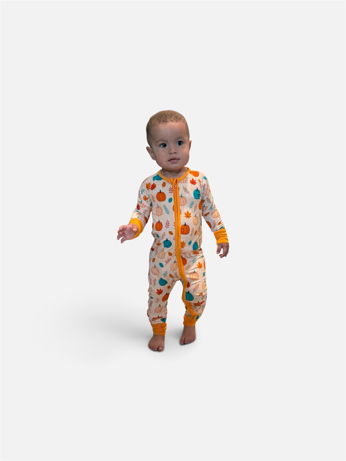 Pumpkin Dreams Bamboo Zippy – Baby