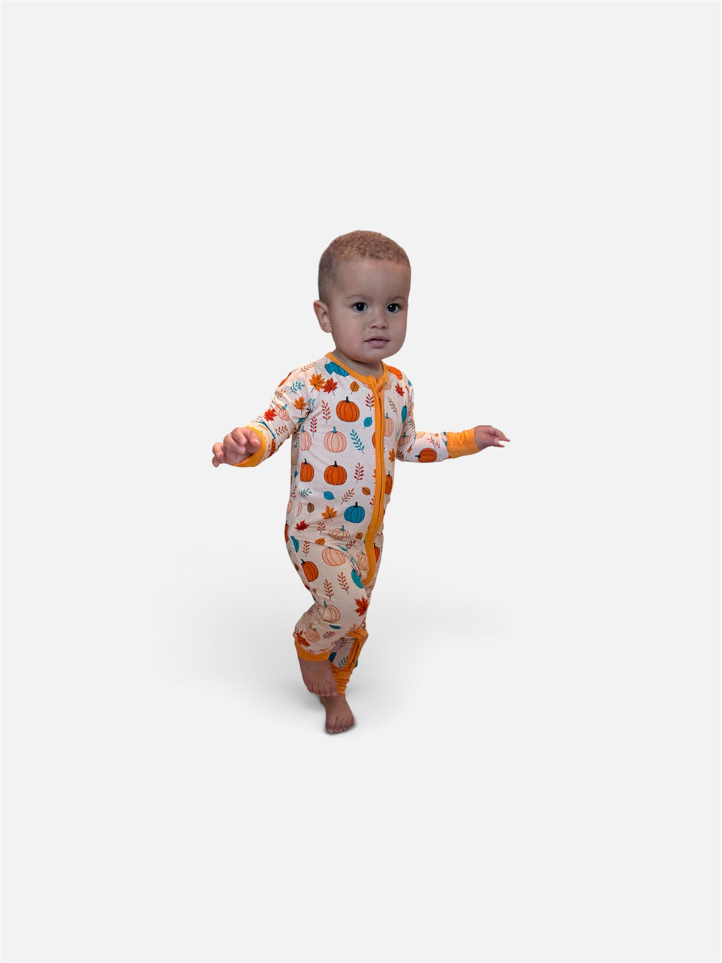 Pumpkin Dreams Bamboo Zippy – Baby