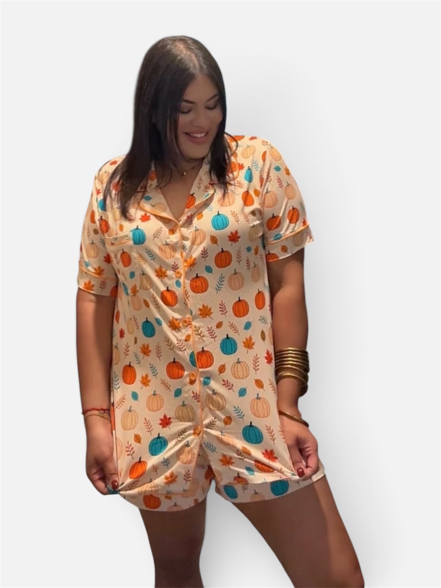 Pumpkin Dreams Bamboo Pajama Set – Mom