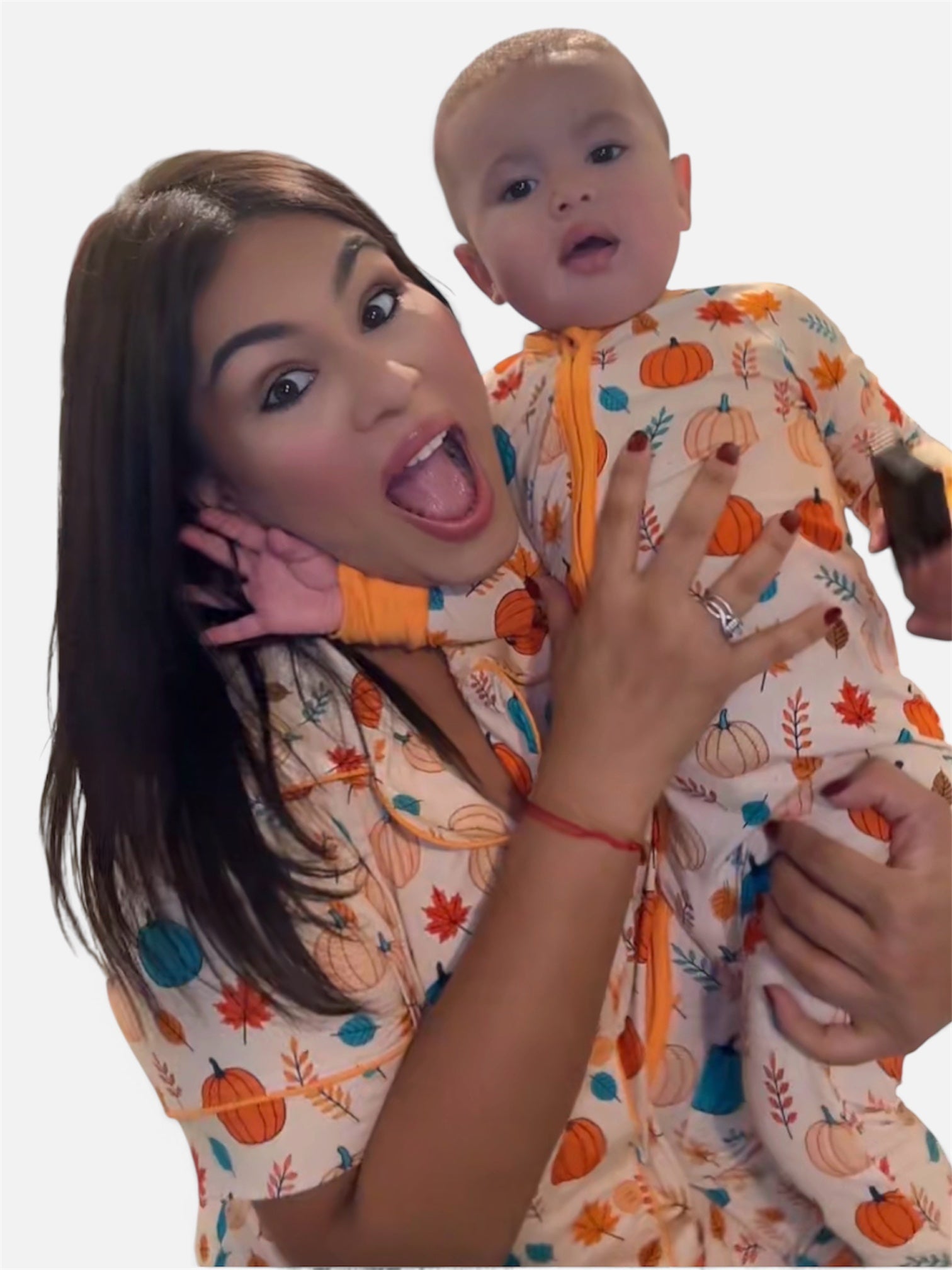 Pumpkin Dreams Mommy & Me Bamboo Pajama Bundle